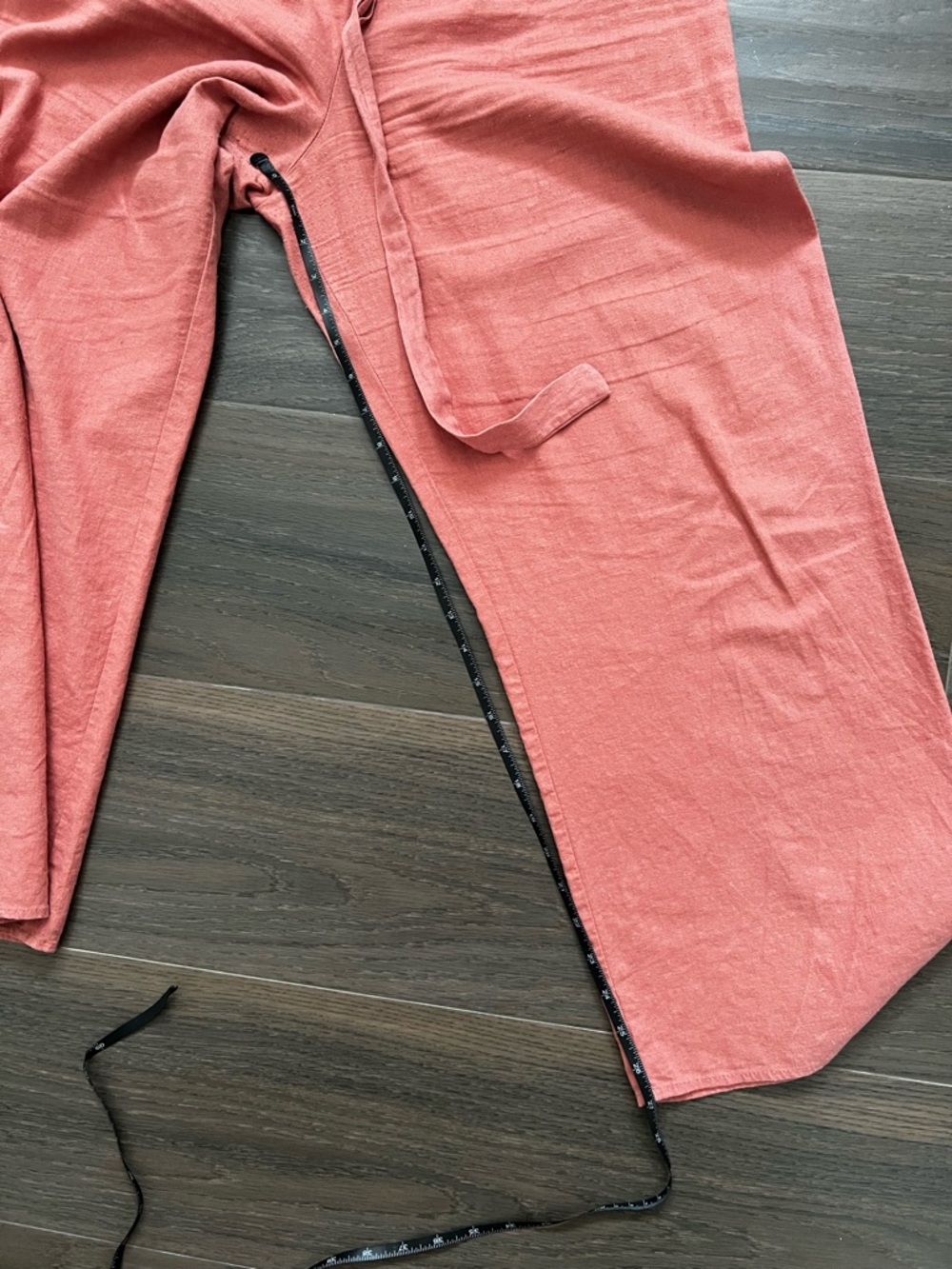 Monteau Rust Wide Leg Paperbag Tie-Waist Pants - Picture 13 of 13